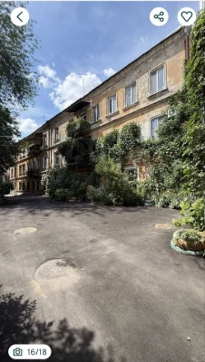 1 bedroom apartment, large area. Center.