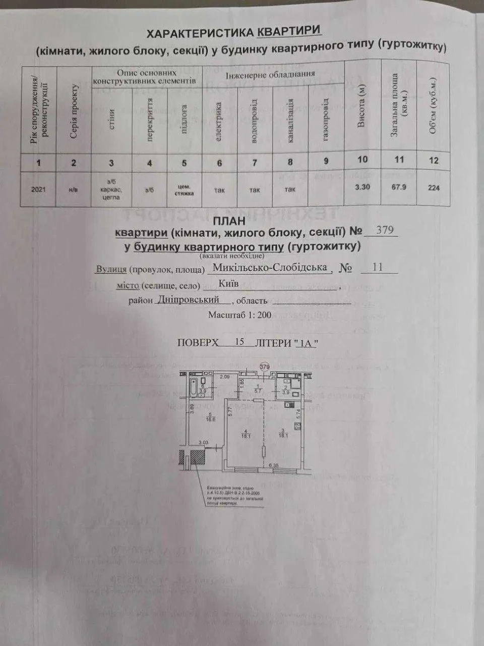 Продається 2-к квартира з видом на Дніпро у ЖК «Русанівська