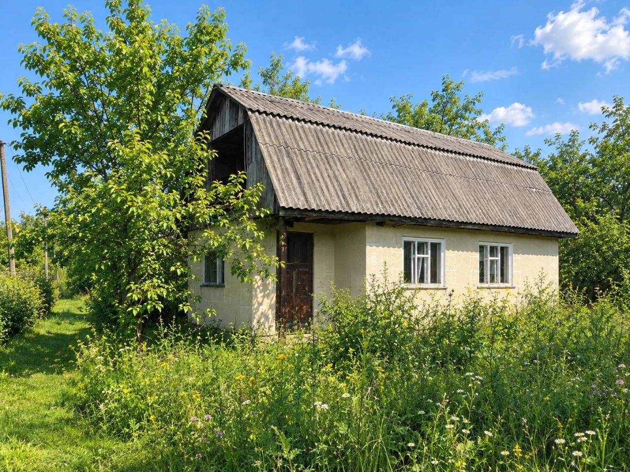 Участок с домом