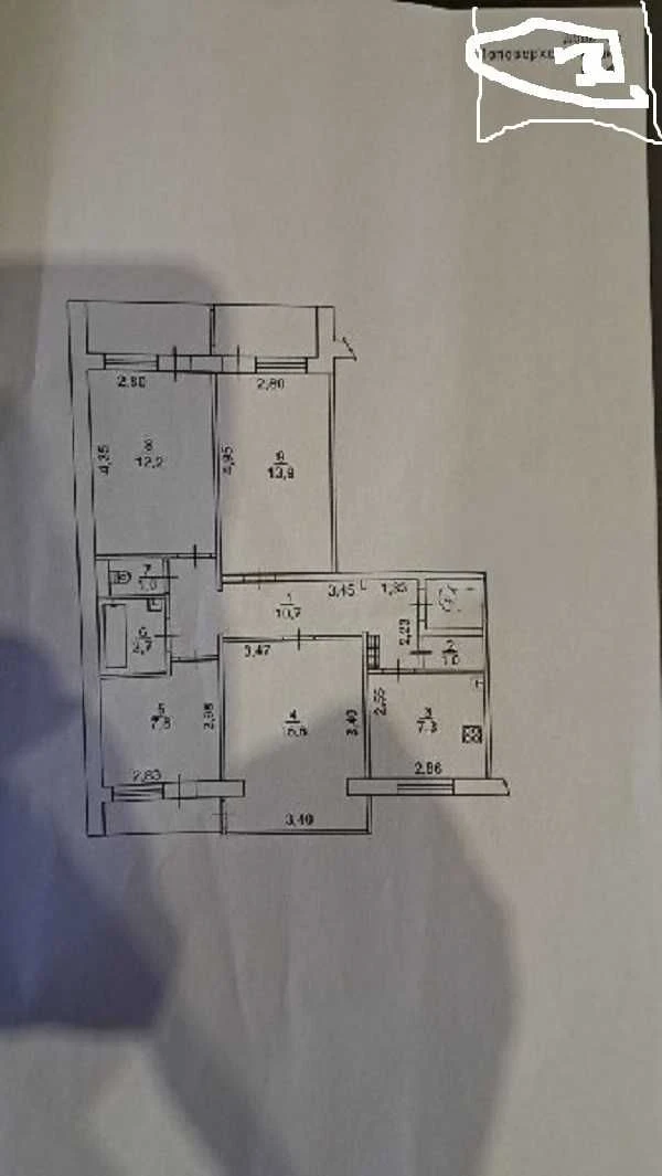 For sale, 4 rooms, Akademik Aleksandrov Street, Dneprovsko