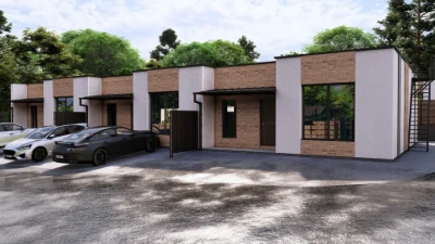 Townhouse in Lesovy Grinovtsy, CLOSED AREA! 67 sq m², 2 bed