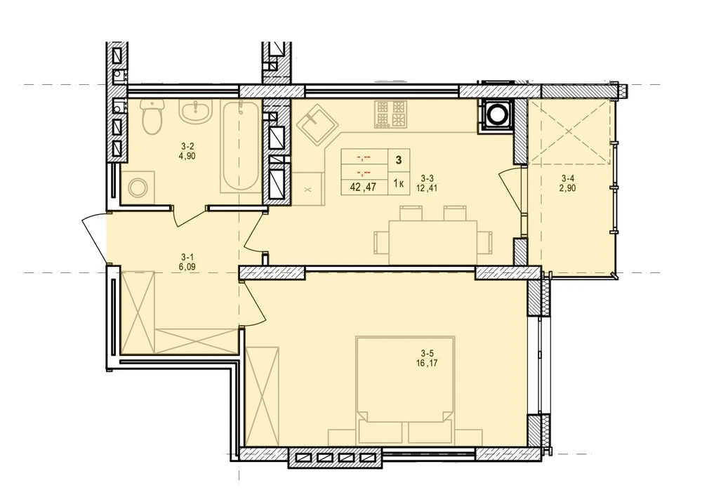 1-bedroom apartment for sale, April 15, Sakhareva! Owner!