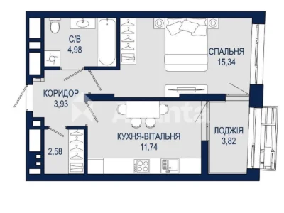 Apartment for Sale in Frankivsky District