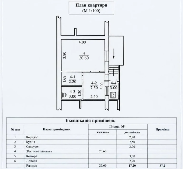 Продам квартиру в Центрі Міста Мукачево