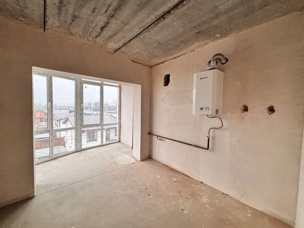 Buy apartment in a completed house. One-room apartment with gas