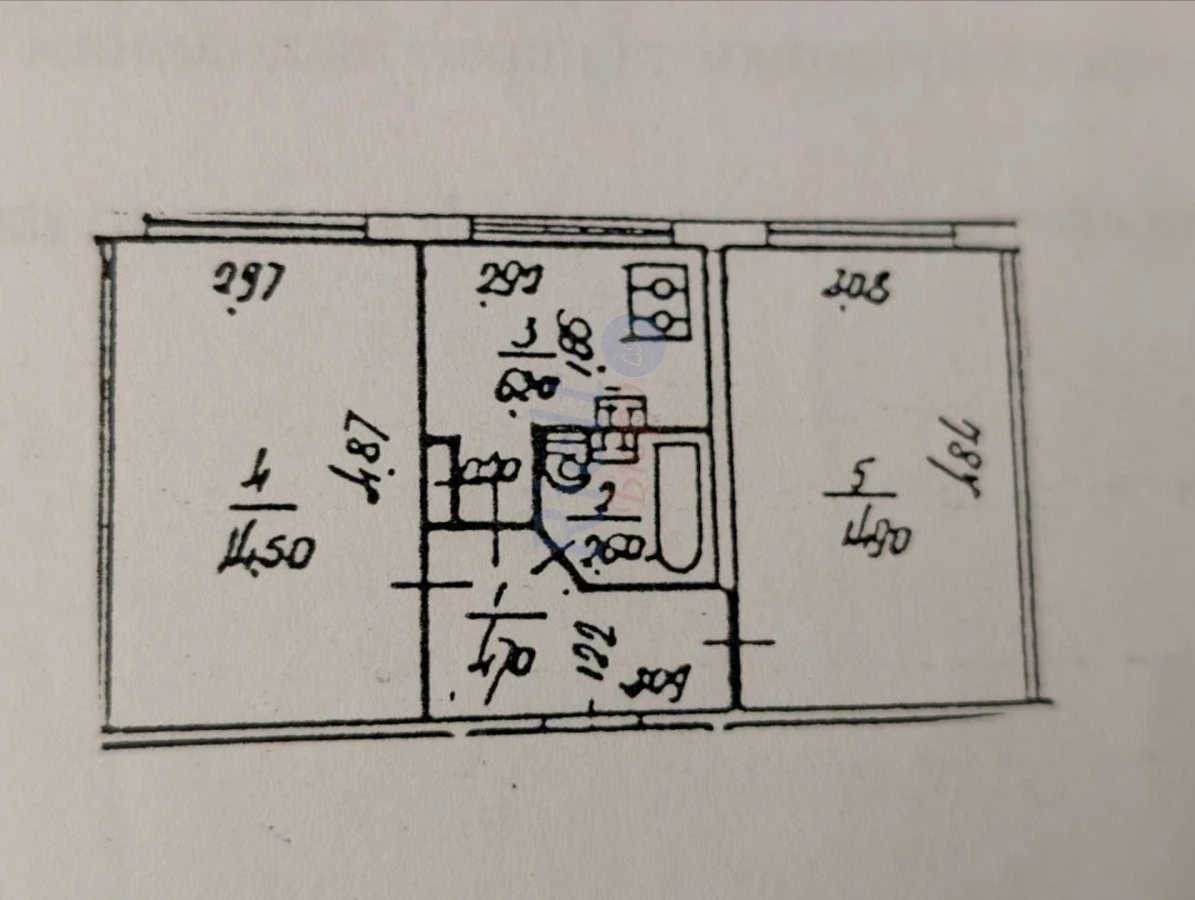 Sale of 2-room apartment 43 m², Stetsenko street, 13