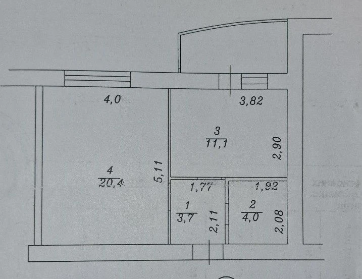 Продам 1к квартиру 43,2м2 з ремонтом! Сертифікат - Так