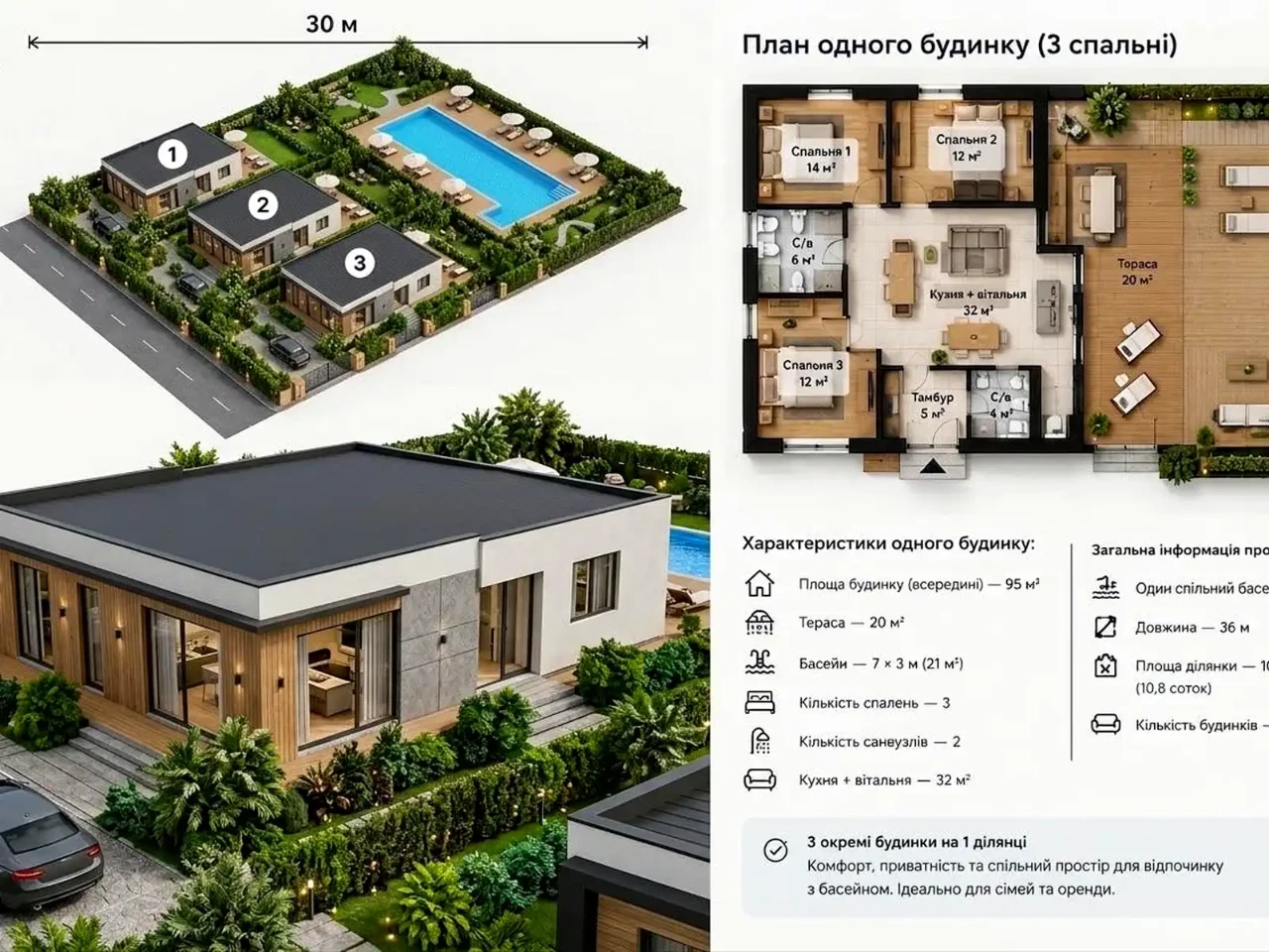 Sale of a house 90 sq m 16.5 acres