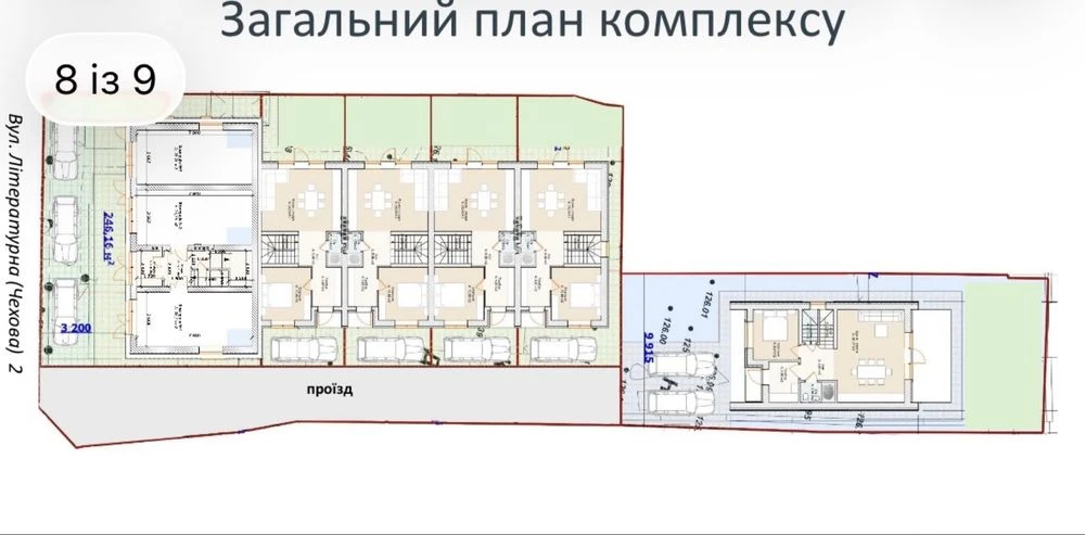 Townhouse near Central Park, Irpin