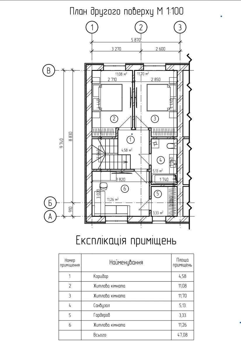 Duplex for sale in the forest part of Bucha. 100 m², gas, central