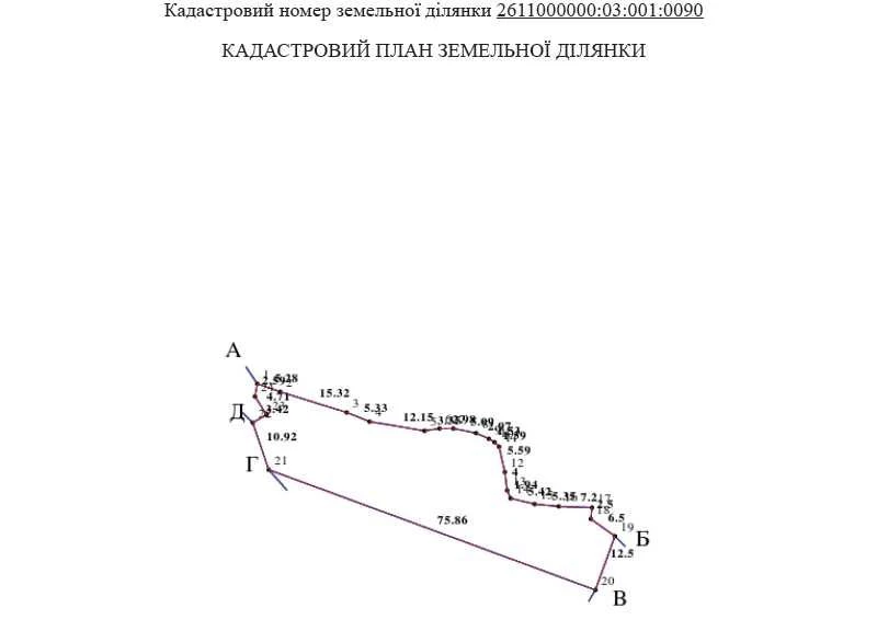 ділянка 14сот. для будівництва, м.Яремче, вул.Івана Франка