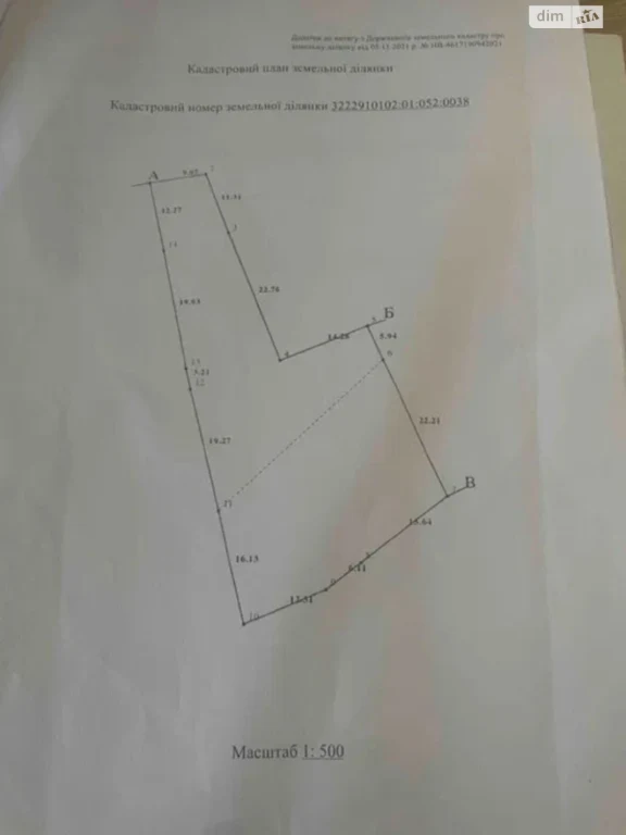Продаж земельної ділянки під забудову