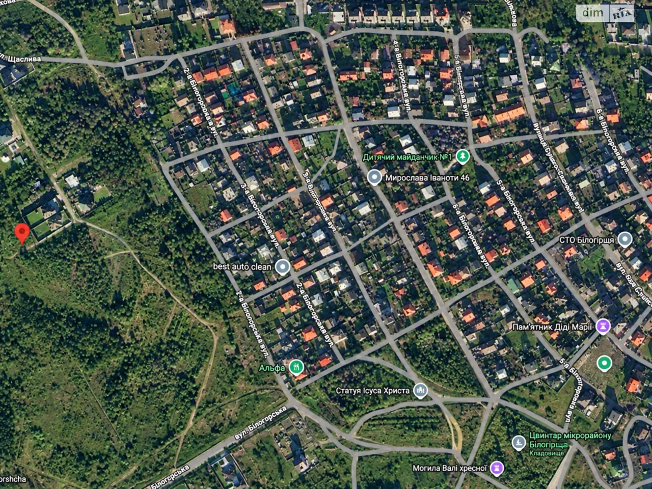 Land for residential development sale in Bilohorshcha