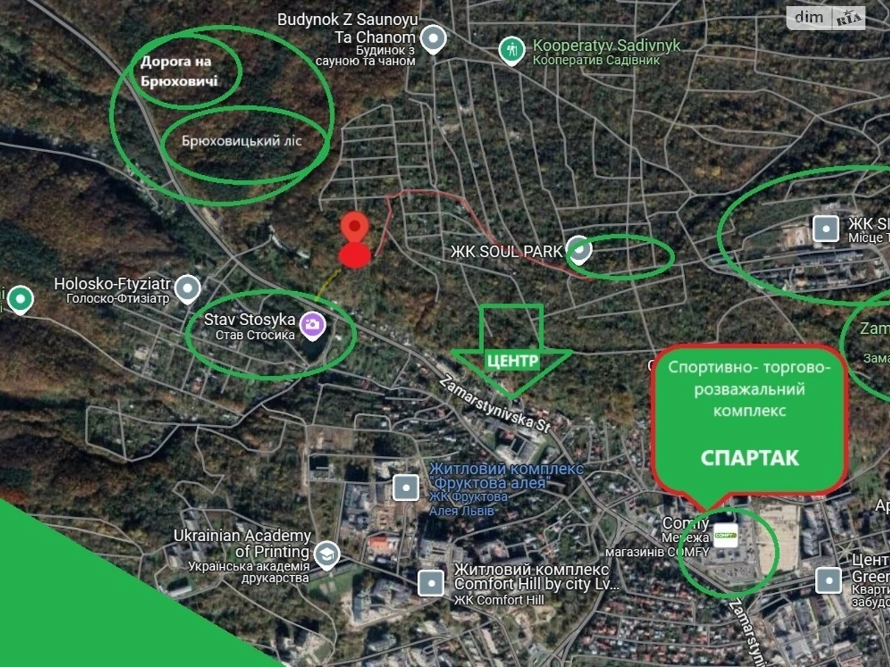 Land for residential development in Holosko