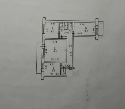 Продаж 3-кімнатній квартири в Котовському, 7 поверх, Газ, Гарний