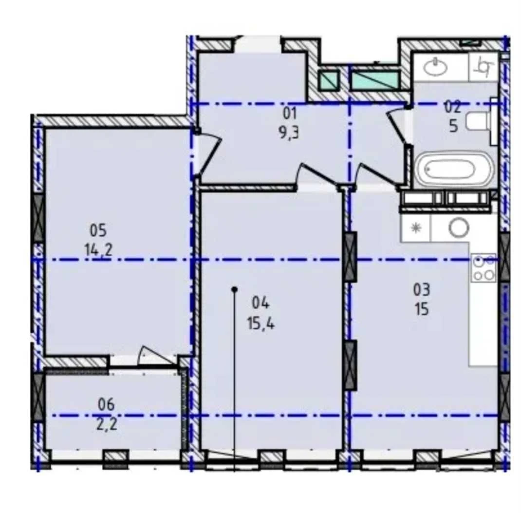 Продажа 2-комнатной квартиры в ЖК NOVA City, ул. Капушанская