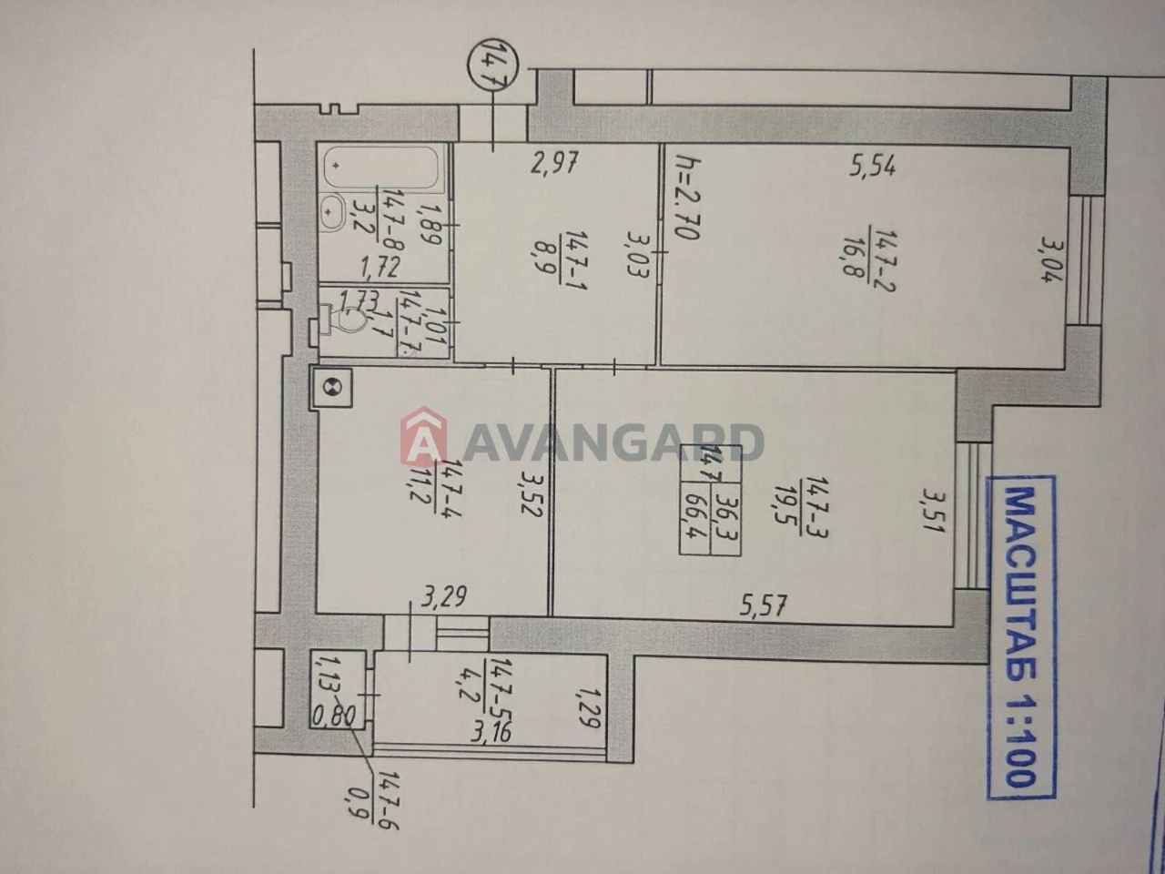 Продажа 2-комнатной квартиры, ул. Роксоляны, 43 Б.