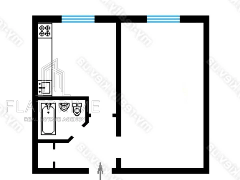 Apartment. Kyiv, Oleksandra Brynzhali St. (Teshebaeva)