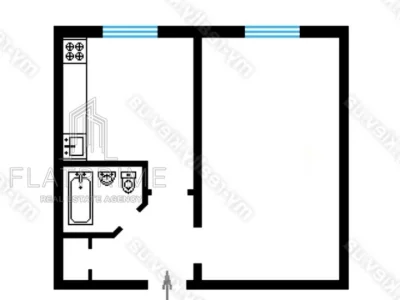 Apartment. Kyiv, Oleksandra Brynzhali St. (Teshebaeva)