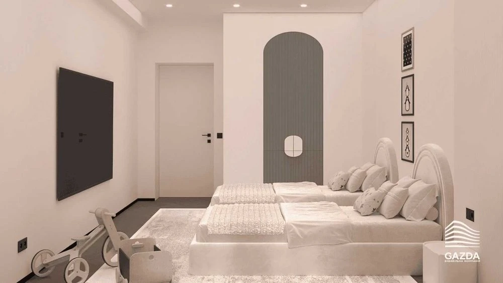 3-кімнатна квартира 110,1 м² з ремонтом і двома терасами в У