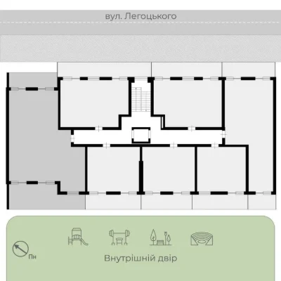 3-кімнатна квартира 110,1 м² з ремонтом і двома терасами в У