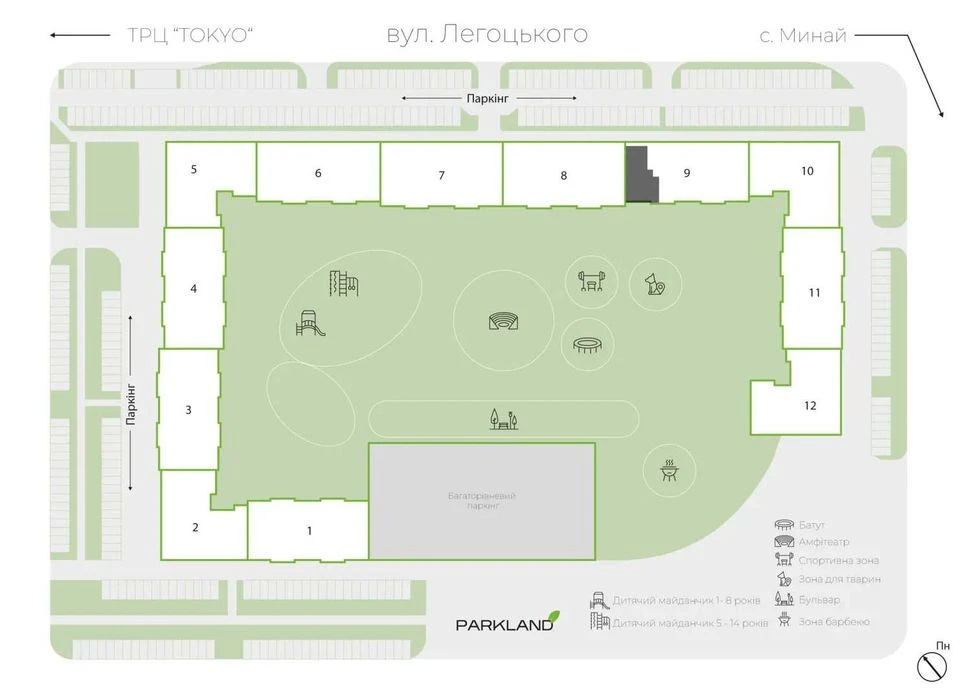 3-кімнатна квартира 110,1 м² з ремонтом і двома терасами в У