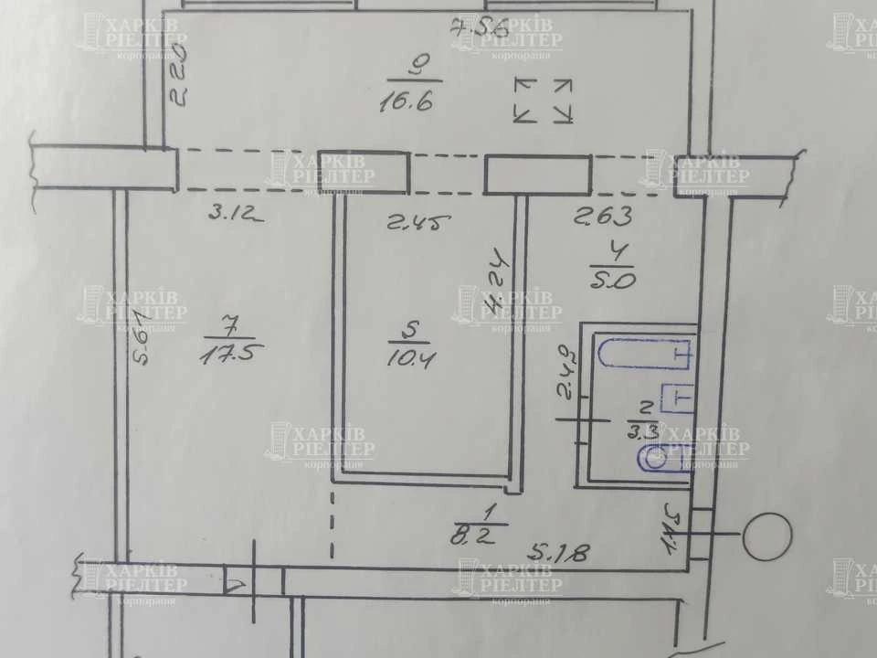 Apartment. Kharkiv, Brigady Charter St. (Marshala Rybalka)