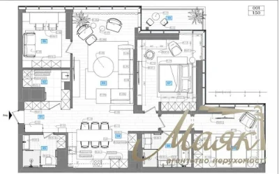 From the Owner, sale of a new apartment in the Center, SkyLine Resi residential complex
