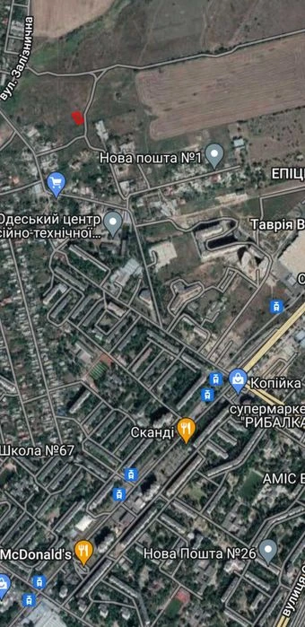 Земельный участок в Одессе 7 соток правильной формы
