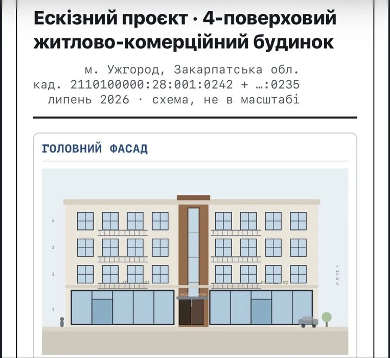 ТЕРМІНОВИЙ ПРОДАЖ. Ділянка під багатоквартирну забудову — це