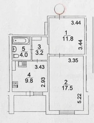 1-room apartment for sale 51 m², Serhiia Danchenko St., 3