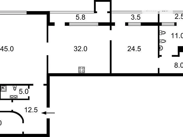 Sale of 4-room apartment 170 sq. m on Volodymyr Ivasyuk Ave. 14