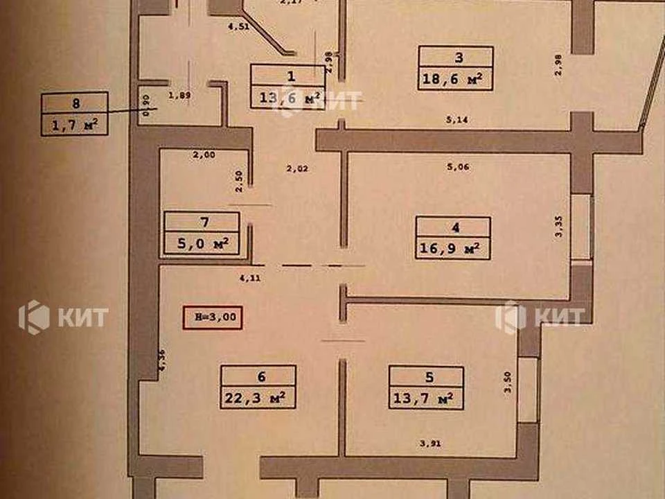 Apartment. Kharkiv, Iskrynskyi lane.