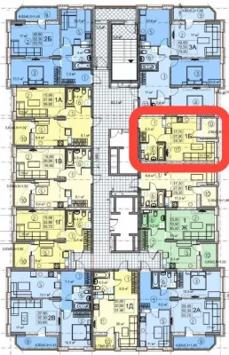 ЖК Centrall Hills. Продаж однокімнатної квартири 29,42 м.кв