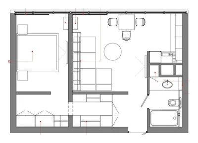 Wow apartment! 50 square meters design repair! 22 Pearl!