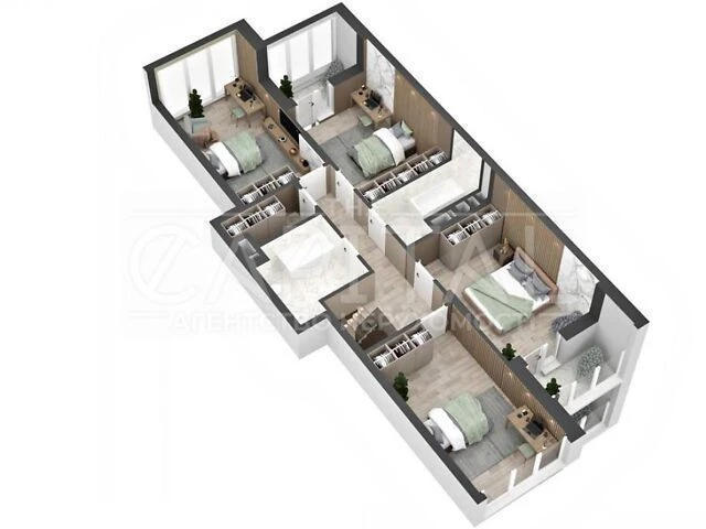 Sale of 7-room apartment 209 sq. m on Mokra St. 8-10 • ID 3467764