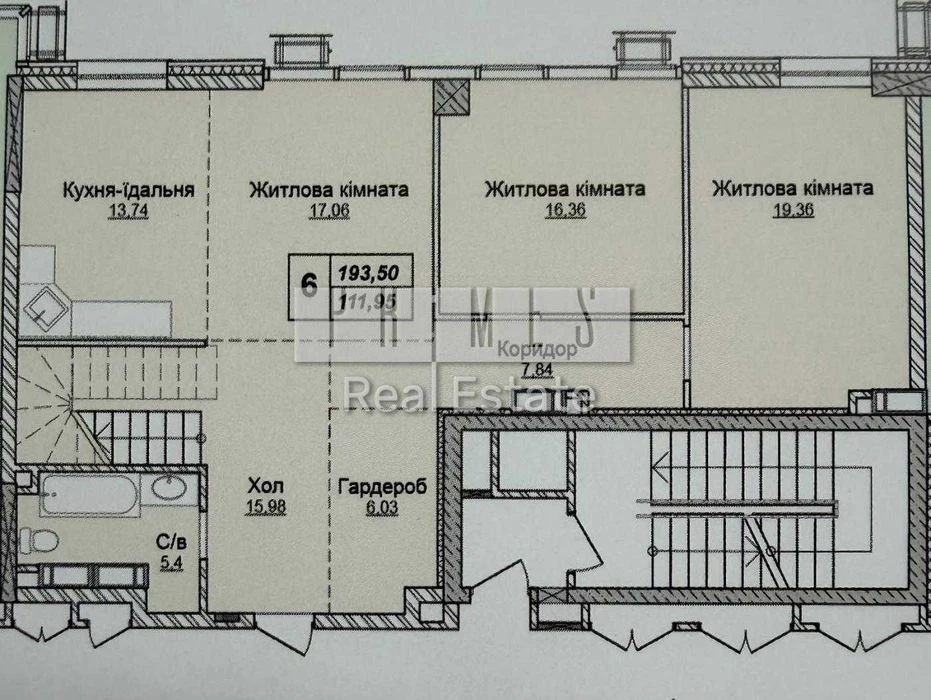 Продаж 6к квартири без ремонту,  ЖК Новопечерські Липки, вул
