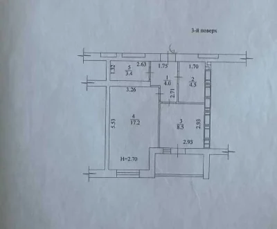 New residential complex Mira, Industrialnaya metro station, 1-room apartment, 3rd floor/9