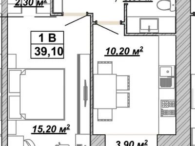 Apartment. Ivano-Frankivsk, Knyahynyn St., (Building 29)