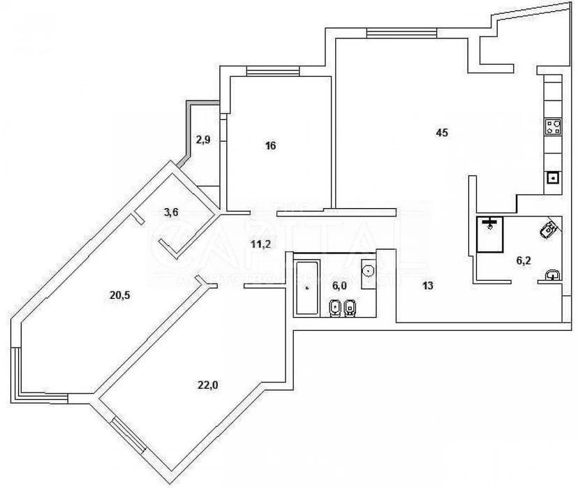 Apartment for sale in Korona residential complex, Knyazhiy Zaton, Darnytskyi district