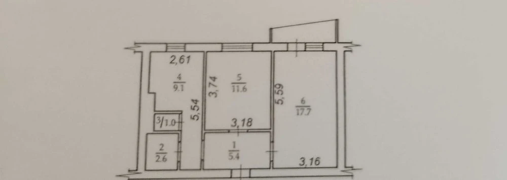 Продам 2 ком квартиру Черёмушки