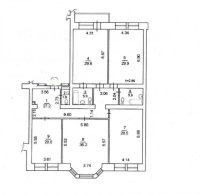 4-room apartment for sale, Panas Myrny, 12, Pechersk, Tse