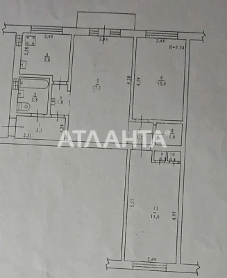 Трехкомнатная квартира в жилом состоянии ул. Космонавтов