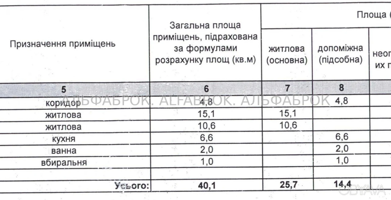 2-комнатная квартира, 40.1 м.кв.