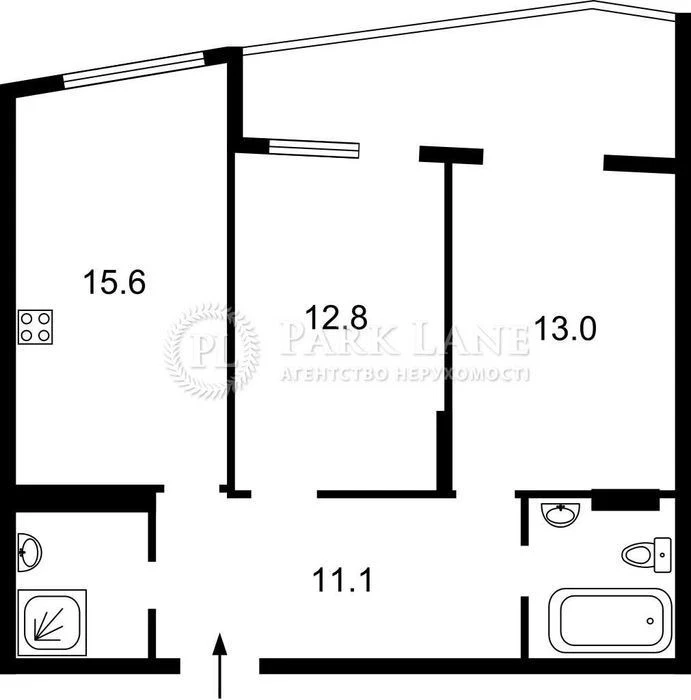 2-room apartment for sale in the residential complex Italian Quarter, Dubyshchanska Terrace