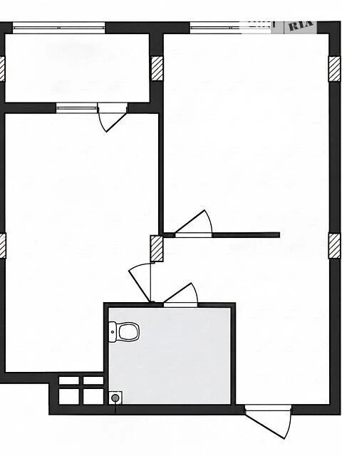 Sale of 1-room apartment 40.3 sq. m. on Rodiny Kistyakivskykh St. 2