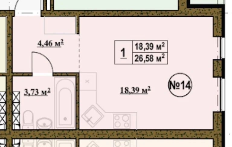 Smart apartment for sale in Bykivna.