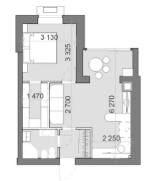 Apartment for sale 44m2 from !!OWNER!! in Forest Hill residential complex after