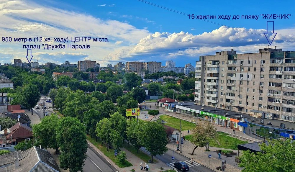 2-х кім. кв. Тихий Центр 65м2 Б. Шевченка 352. Всі вікна в д