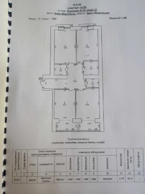 Продаж квартири,  Княгинен, Здана, 3кімнатна, готова до ремо